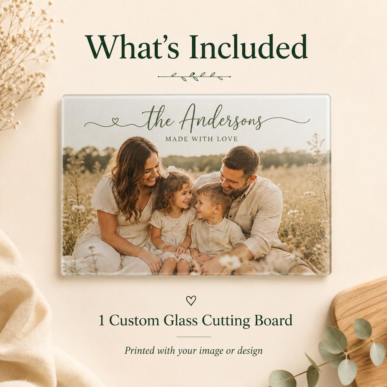 Custom photo board as a housewarming gift