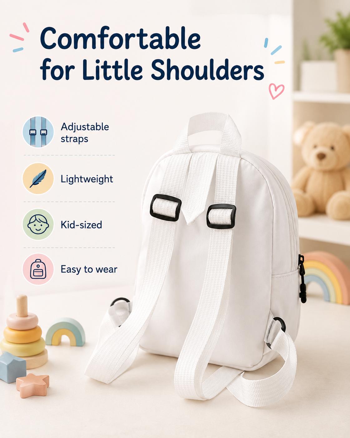 Personalized kids activity backpack
