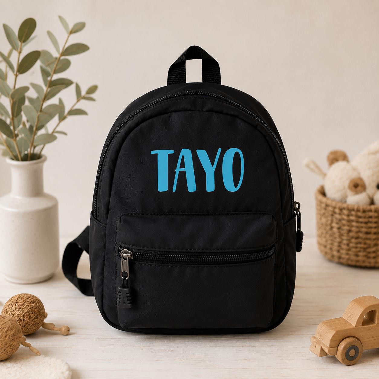 Personalized kids activity backpack