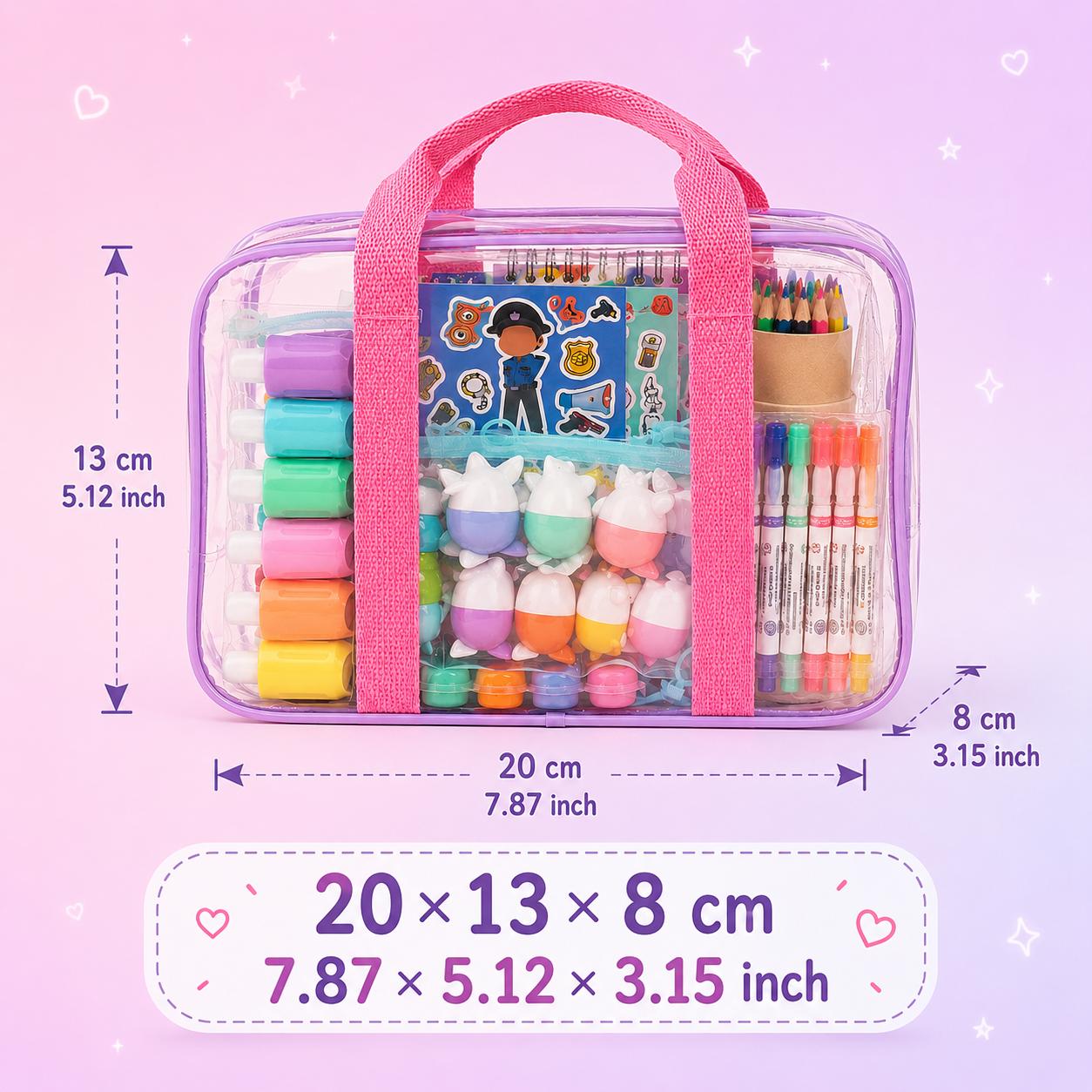 Personalized kids art activity kit