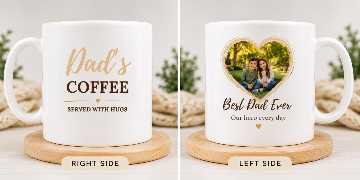 Personalized photo mug