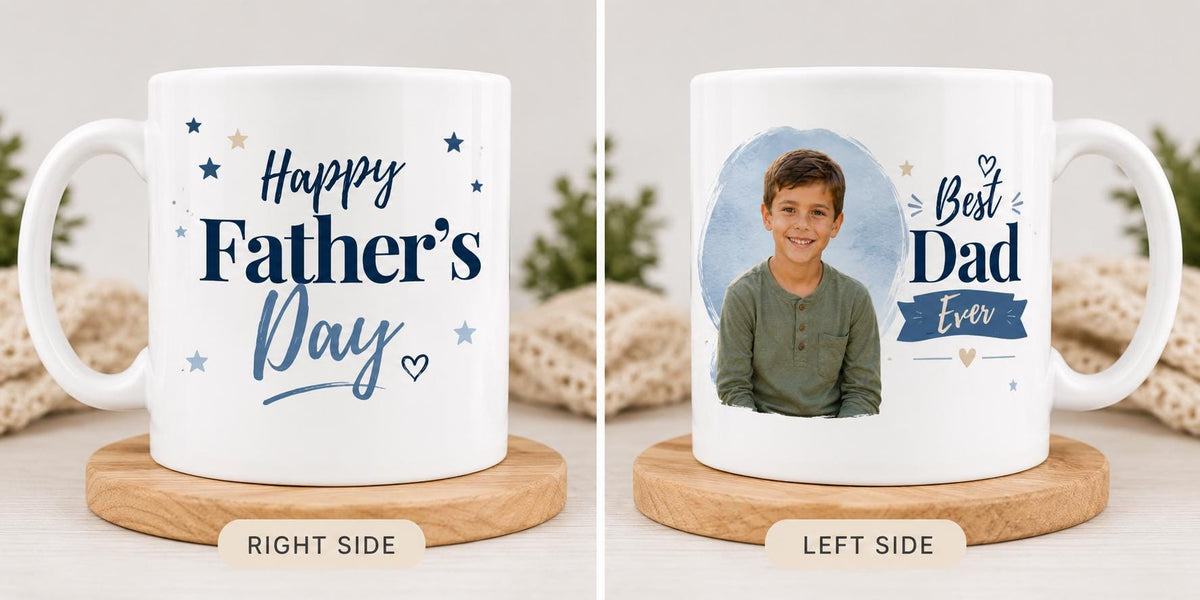 Personalized photo mug