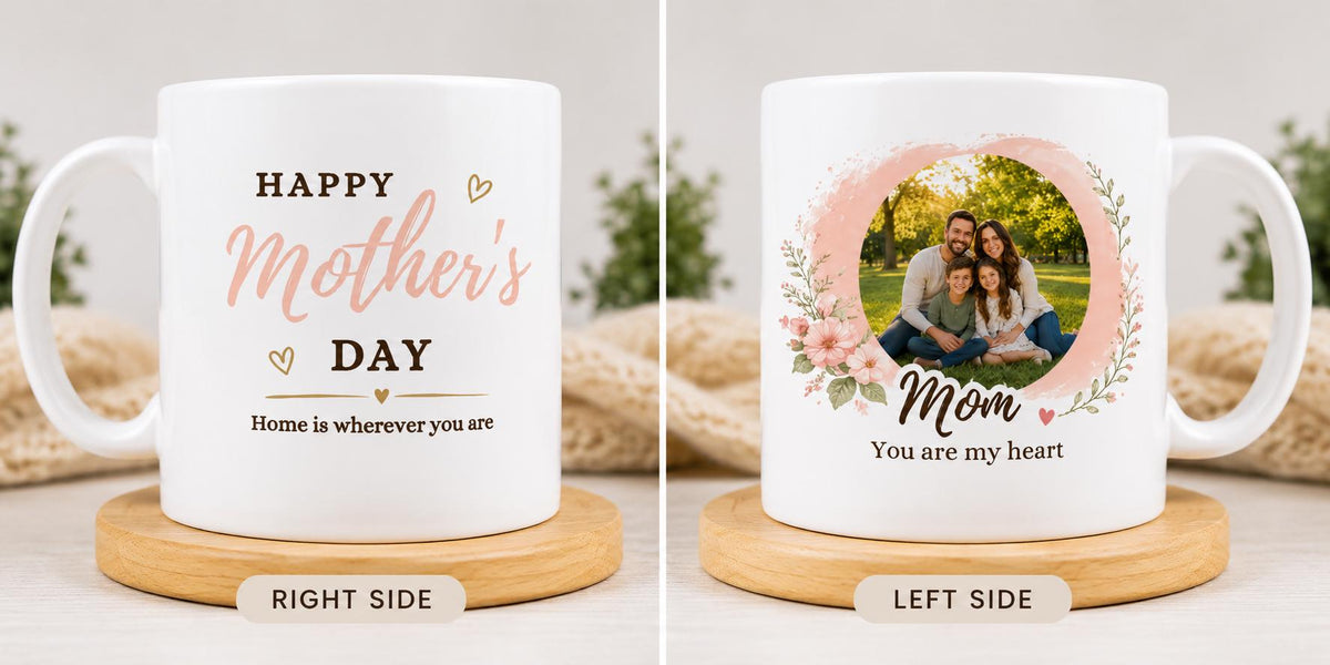 Personalized photo mug
