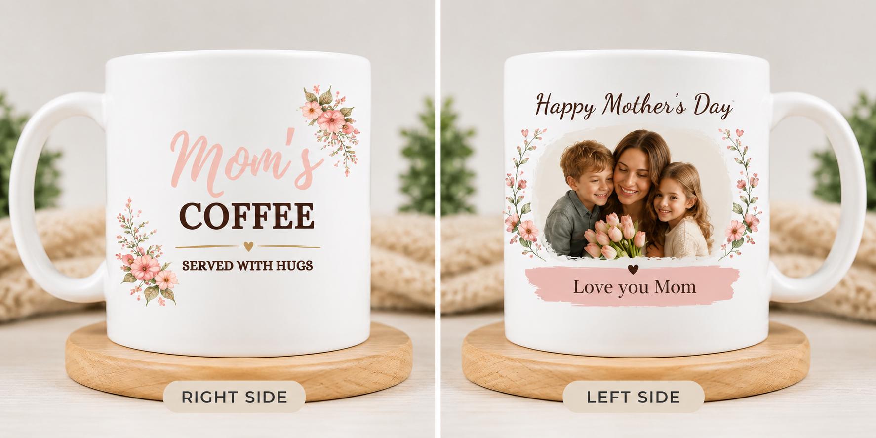 Personalized photo mug