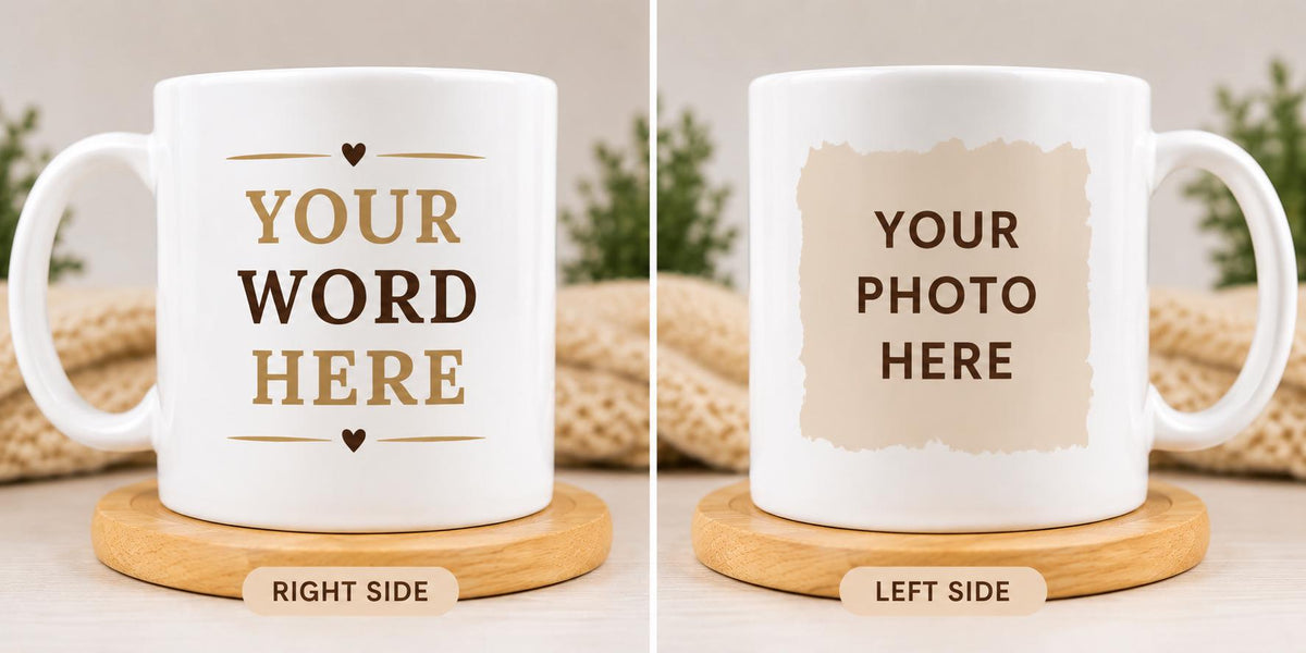 Personalized photo mug