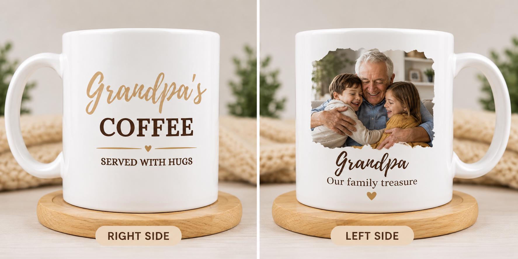Personalized photo mug