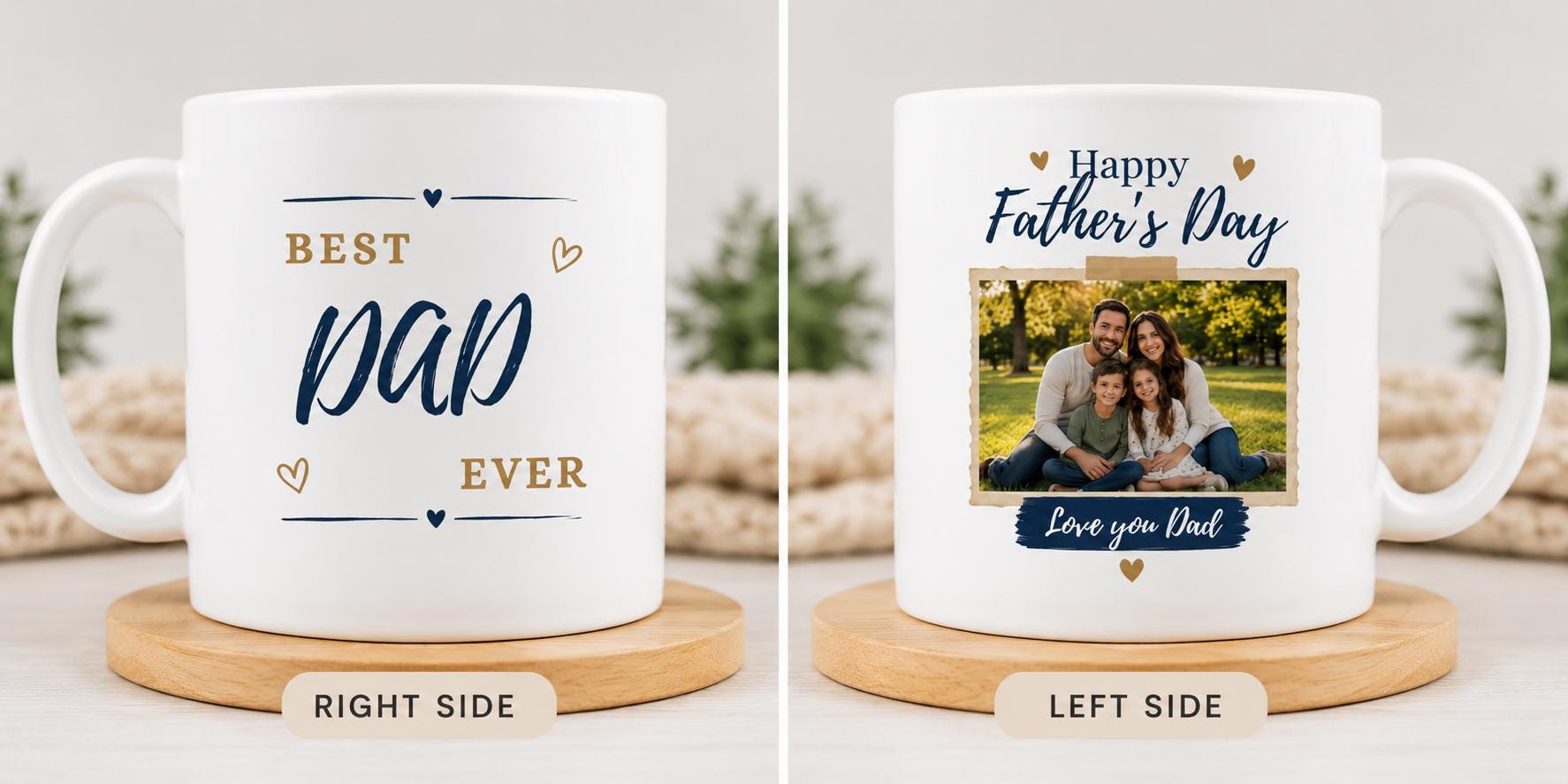 Personalized photo mug