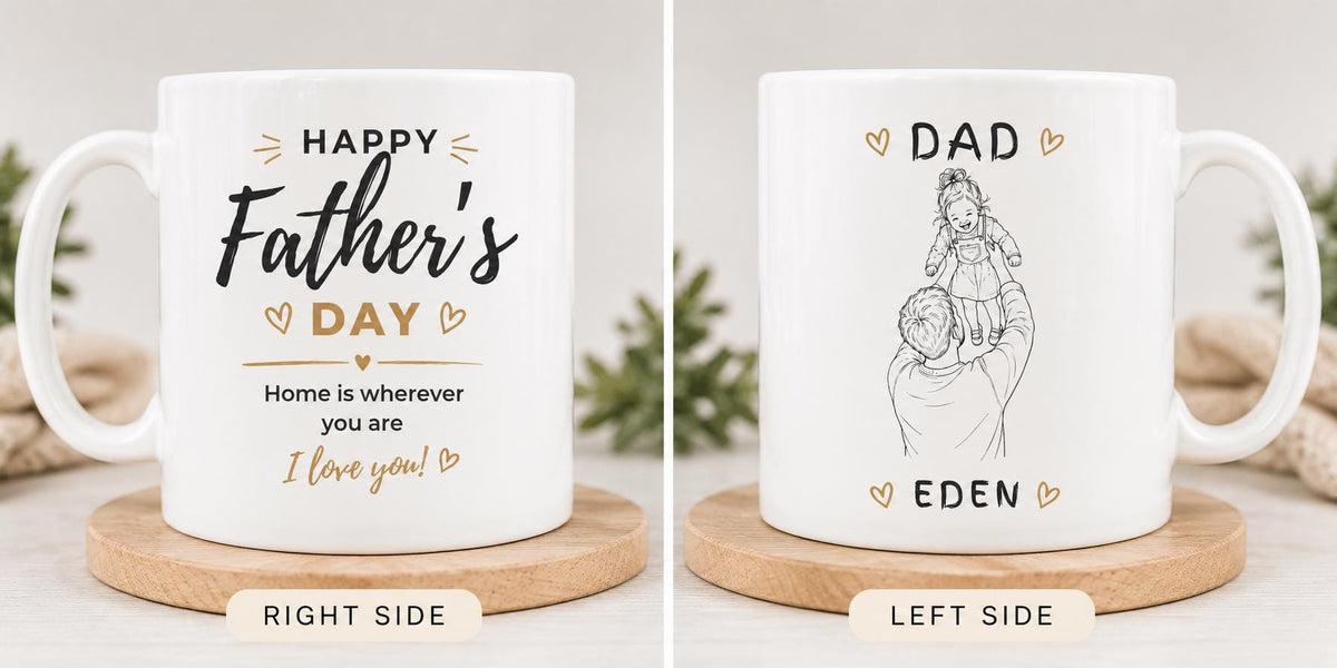 Personalized photo mug