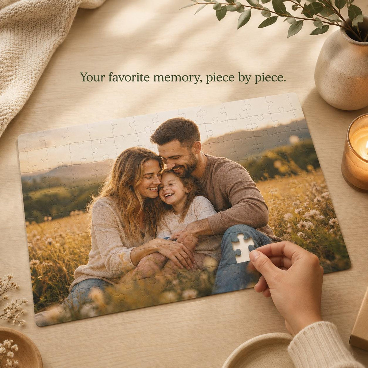 Personalized photo puzzle