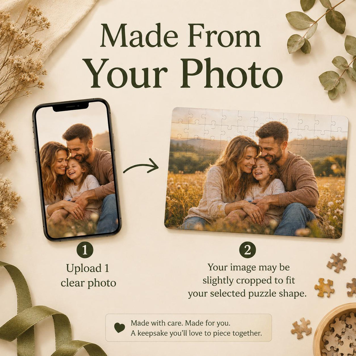 Personalized photo puzzle