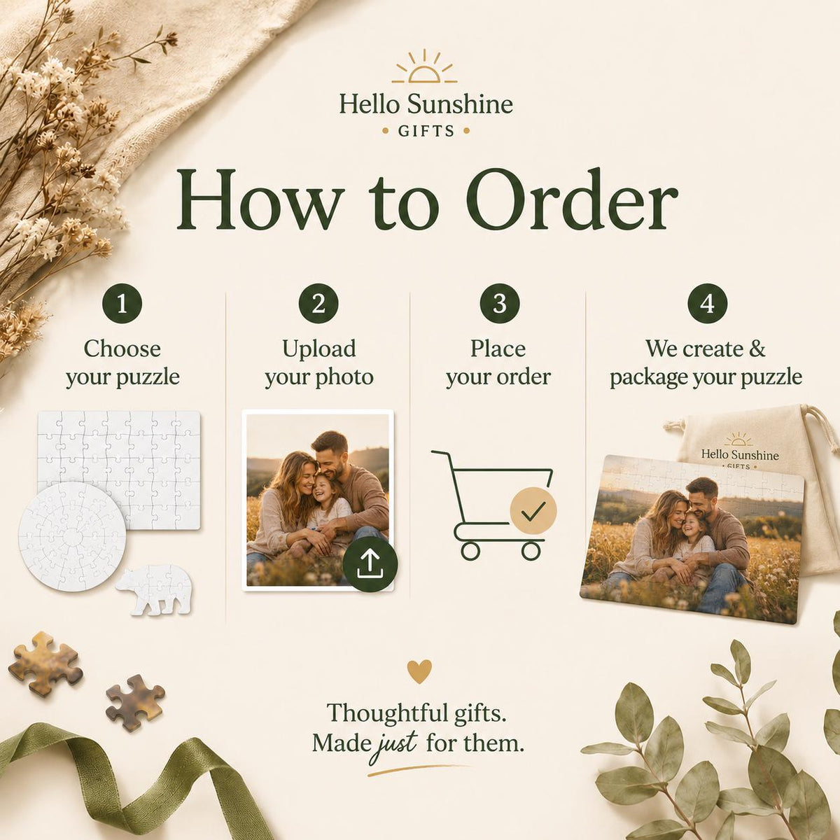 Personalized photo puzzle