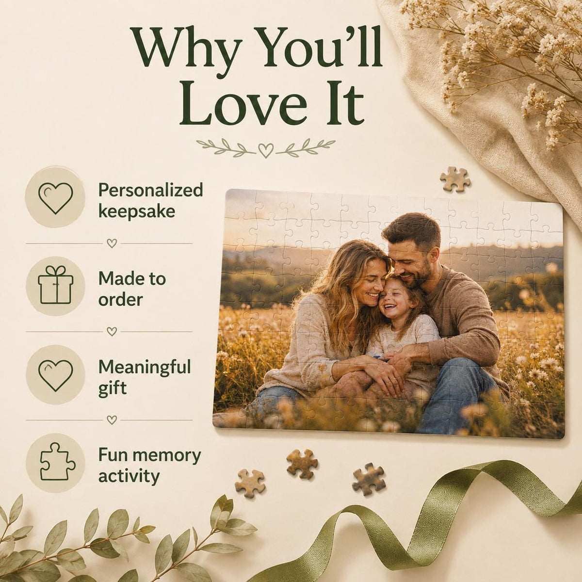 Personalized photo puzzle