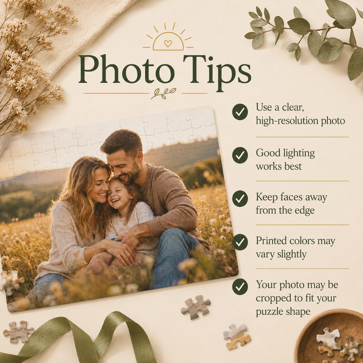 Personalized photo puzzle