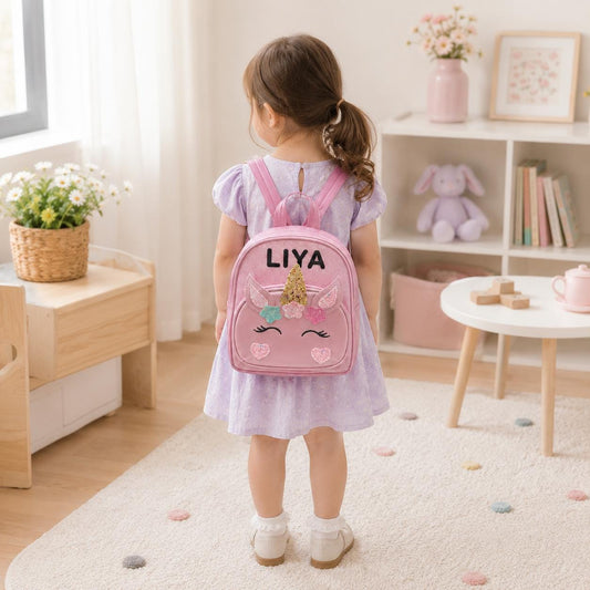 Personalized unicorn backpack