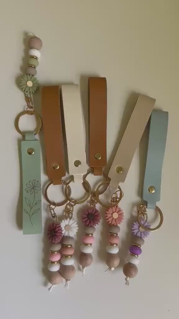 Personalized beaded keychain video