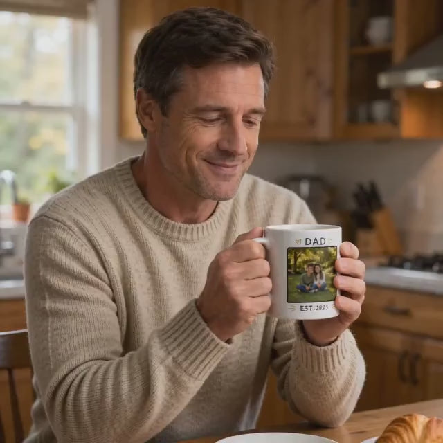 Personalized photo mug video